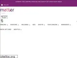 Sites similar to skin-matter.com