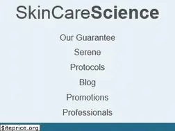 Sites similar to skincarescience.com