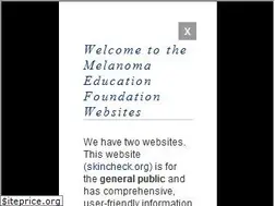 Sites similar to skincheck.org