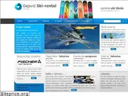Sites similar to skirentalgajovic.com