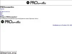 Sites similar to sklep.procosmetics.pl