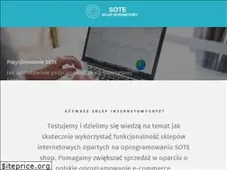 Sites similar to sklepinternetowy-sote.pl