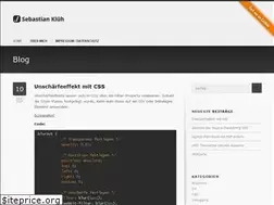 Sites similar to sklueh.de