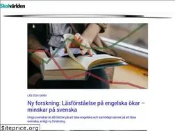 Sites similar to skolvarlden.se