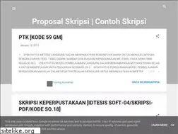 Sites similar to skripsi-idtesis.blogspot.com