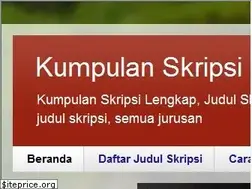 Sites similar to skripsi-ilmiah.blogspot.com