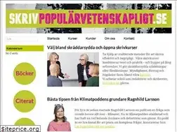 Sites similar to skrivpopularvetenskapligt.se