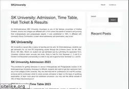 Sites similar to skuniversity.org