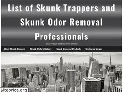 Sites similar to skunkremovals.com