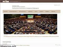 Sites similar to skupstinavojvodine.gov.rs