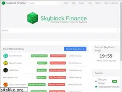 Sites similar to skyblock.finance