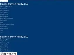 Sites similar to skylinecanyonrealty.com