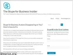 Sites similar to skype4businessinsider.com