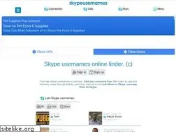 Sites similar to skypeusernames.com