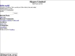 Sites similar to skyprolimited.com