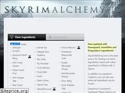 Sites similar to skyrimalchemy.com