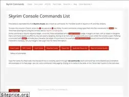 Sites similar to skyrimcommands.com