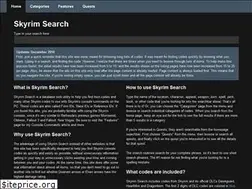 Sites similar to skyrimsearch.com