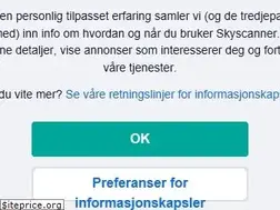 Sites similar to skyscanner.no