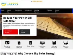 Sites similar to skysolarenergy.com.au