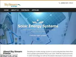 Sites similar to skystreamenergy.com