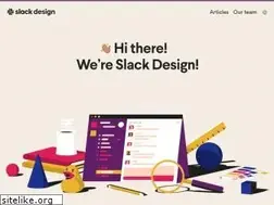 Sites similar to slack.design