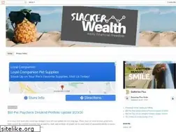 Sites similar to slackerwealth.com