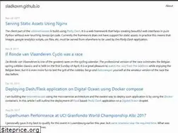 Sites similar to sladkovm.github.io
