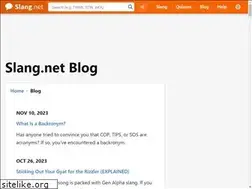 Sites similar to slangmeans.com