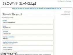Sites similar to slangu.pl