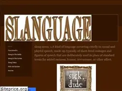 Sites similar to slanguage.weebly.com