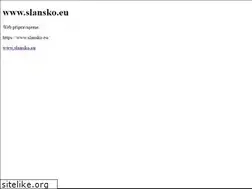 Sites similar to slansko.eu