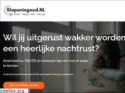 Sites similar to slapenisgoed.nl