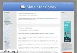 Sites similar to slatestarcodex.com