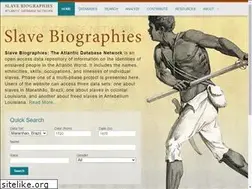 Sites similar to slavebiographies.org