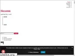 Sites similar to slavorum.org