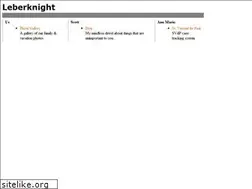 Sites similar to sleberknight.com