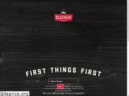 Sites similar to sleeman.com