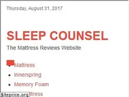 Sites similar to sleepcounsel.com