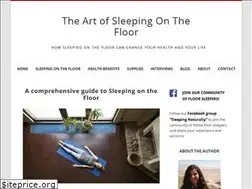Sites similar to sleepingonthefloorguru.com