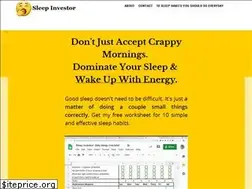 Sites similar to sleepinvestor.com
