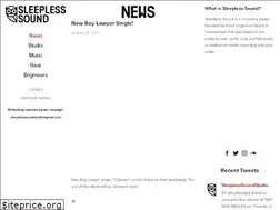 Sites similar to sleeplesssound.com