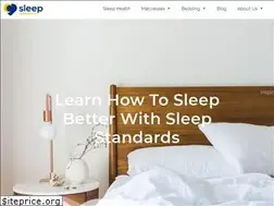 Sites similar to sleepstandards.com