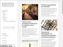 Sites similar to slide-o-five.de