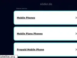 Sites similar to slider.de