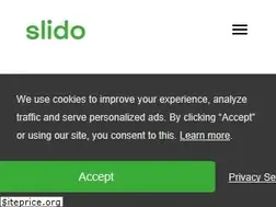 Sites similar to slido.com