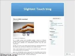 Sites similar to slightesttouch.wordpress.com