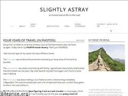 Sites similar to slightlyastray.com