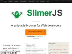 Sites similar to slimerjs.org