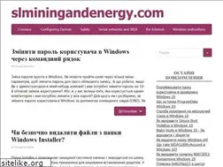 Sites similar to slminingandenergy.com